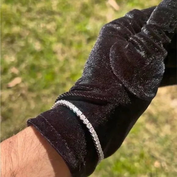 3mm Moissanite Tennis Bracelet 6 Carats 925 - Picture 3 of 5